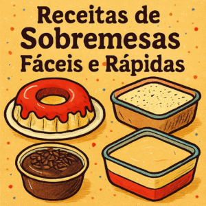 Sobremesas Rápidas e Fáceis: 10 Receitas Práticas com Vídeos